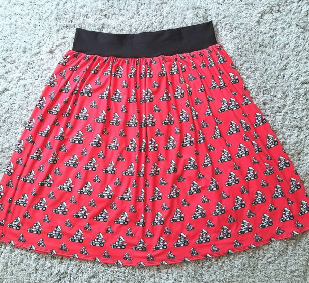 Super Mario Teen Adult Women's Skirt | Nerdy Women Teen Clothing | Women Teen Fashion Skirts | Geeky Nerdy Fashion Skirts Gifts Adults