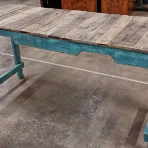Shabby Handmade Distressed Reclaimed Wooden Pallet Sofa Table