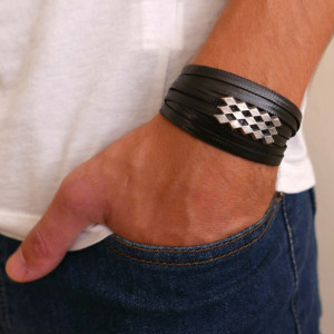 Men's Bracelet - Men's Wrap Bracelet - Men's Jewelry - Men's Gift - Boyfriend Gift - Husband Gift - Gift For Dad - Present For Men