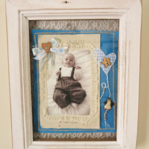 Hand-Crafted, Custom Memory Wall Art / Collage, Made With Antique Barn Wood Frame