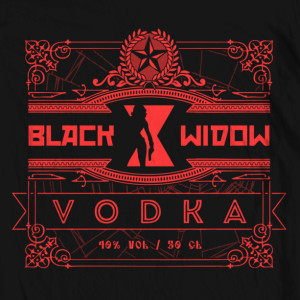 Girls' Black Widow Vodka Tee