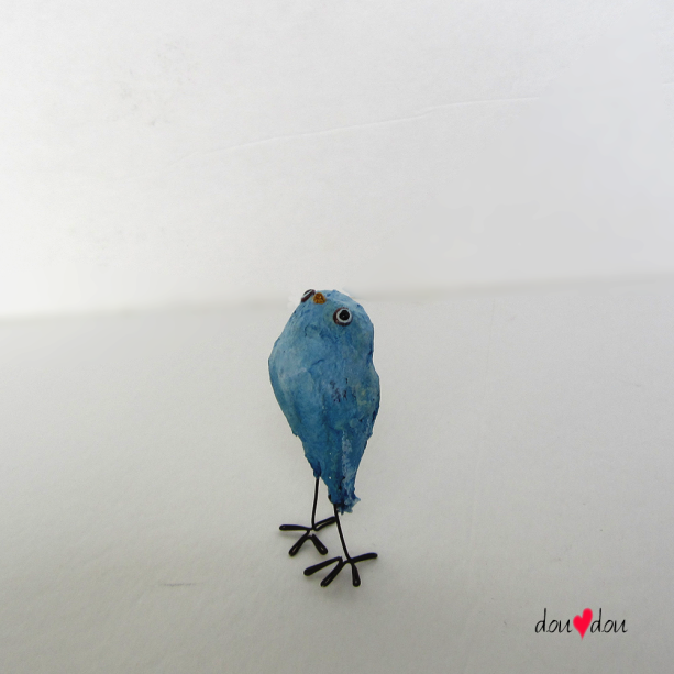 Blue Bird Sculpture