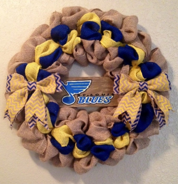 St. Louis Blues wreath