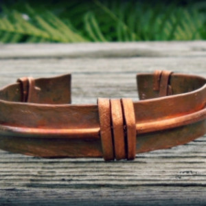 "The Saturn" copper cuff bracelet