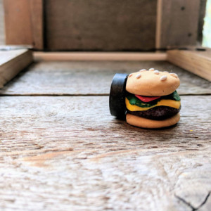 Cheeseburger • Funny Magnet • Cheeseburger Decor • Funny Gift • Hamburger Gifts • Stocking Stuffer • Custom Magnet • Hamburger • Heavy Duty