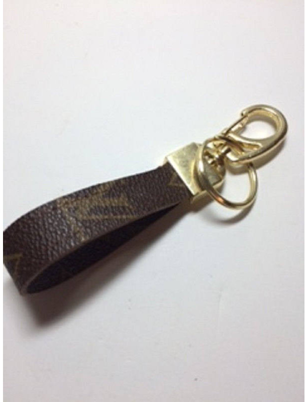 Upcycled LV Canvas Key Chain | aftcra