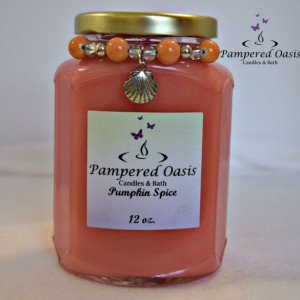 Pumpkin Spice Soy Candle - Pumpkin Spice Candle - Scented Soy Candle - Eco Friendly Candle - Clean Burn Candle