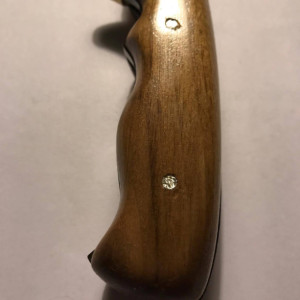 Walnut knife handle