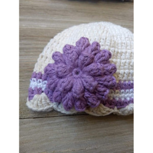 Crochet flower beanie. Crochet photo props. Crochet baby. Babygirl. beanie crochet. hat baby crochet.cap baby. handmade hat.handmade crochet
