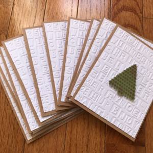 Set of 10 Christmas Holiday Greeting Cards