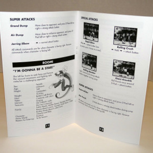 Sega Saturn Galaxy Fight custom printed manual, insert & case
