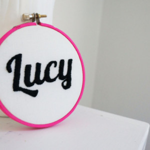 Personalized Baby's Name Embroidery Hoop, Custom Embroidery Hoop, Nursery Wall Art, Personalized Baby Gift, Baby Shower Gift, Embroidery Art