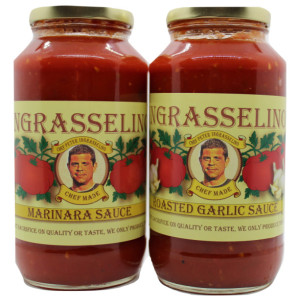 Roasted Garlic and Marinara Sauce combo, by INGRASSELINO PRODUCTS 2 pack