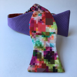 Floral bow tie, purple bow ties, polka dot bow ties, abstract bow ties, modern ties, self tie bow ties, reversible bow ties, multicolored
