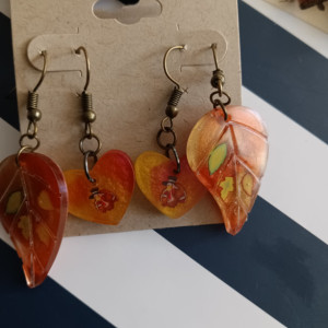 Fall Halloween earrings