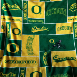University of Oregon Lap Blanket