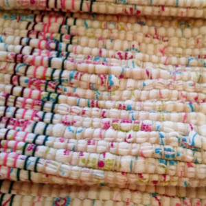 Handmade RAG RUG, rag rug,bath rug-Recycled rug-shabby-handmade rug-cotton-kitchen-kitchen rug- bathroom rug