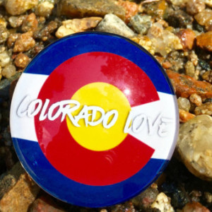 Colorado Love Large Magnet, Colorado Native, Colorado Pride, Colorado Flag, Magnetic Board, Memory Board, Locker, Office, Cubicle,