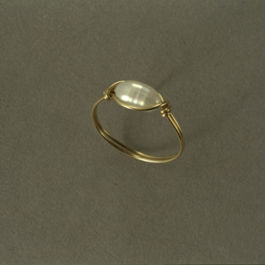 14 K Goldfilled Freshwater Pearl Ring Size 5