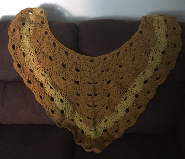 Bev’s crochet shawl 