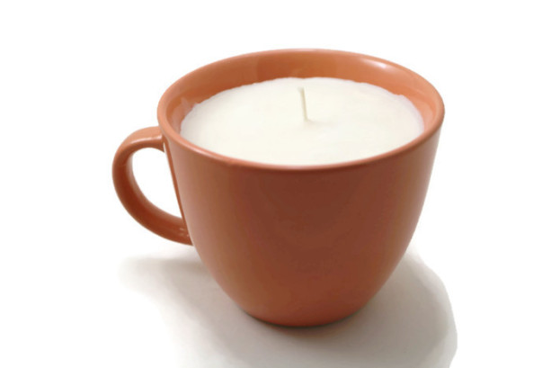 Candle in Mug, Chamomile Tea, Soy Candle, Soy Wax, Christmas Gift, Birthday Gift, Housewarming Gift, Hostess Gift