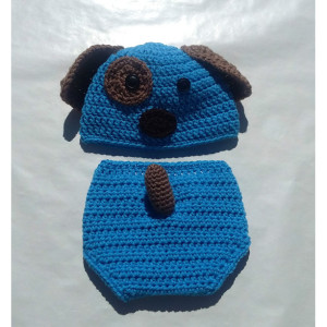 hat and diaper cover,crochet handmade,puppy hat,gifts for babies,baby shower gift,photo prop baby,photography props,little boy gifts,items