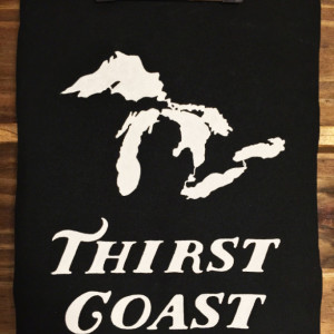 "Thirst Coast" Hand-Painted Back Patch