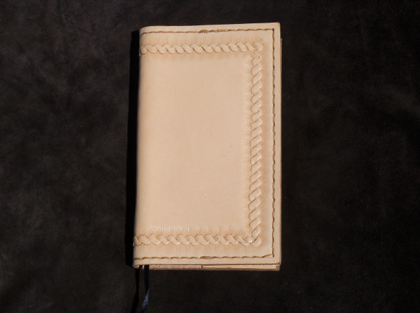  Small Light Color Leather Notebook/Journal, Refillable 3x5 paper