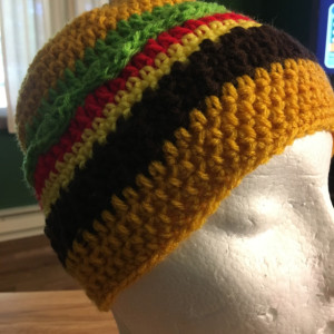 Crochet Hamburger Hat