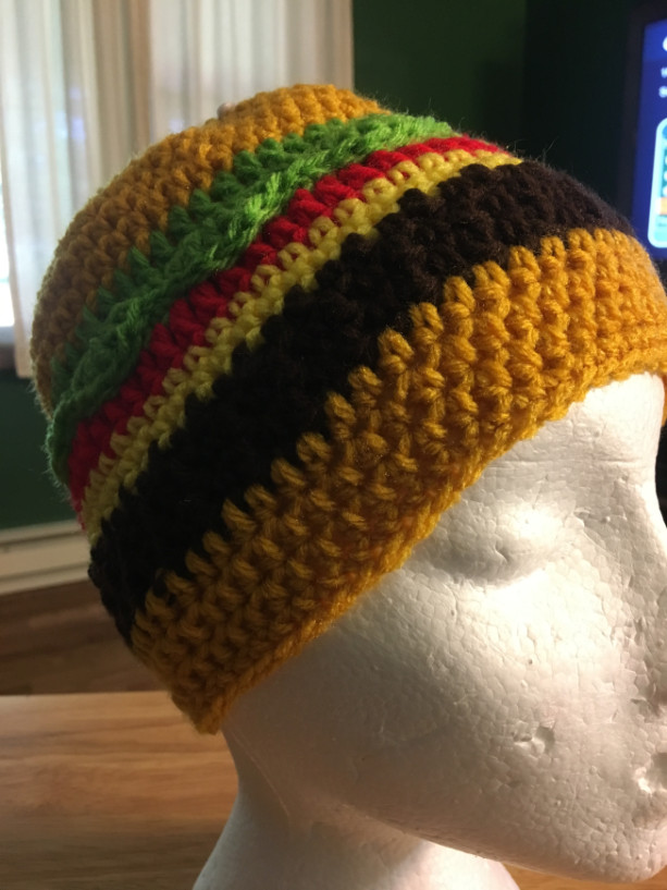 Crochet Hamburger Hat