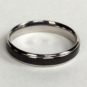 Titanium steel ring set for couples