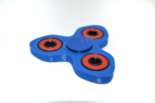 3D printed Fidget Spinner Hand Spinner Toy Blue