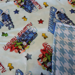 Thomas The Train Flannel Baby Blanket