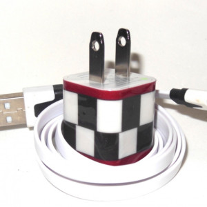 Checkered Cell Phone Charger