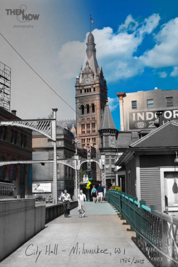 Then & Now: Milwaukee - City Hall