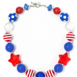 4th of July necklace 