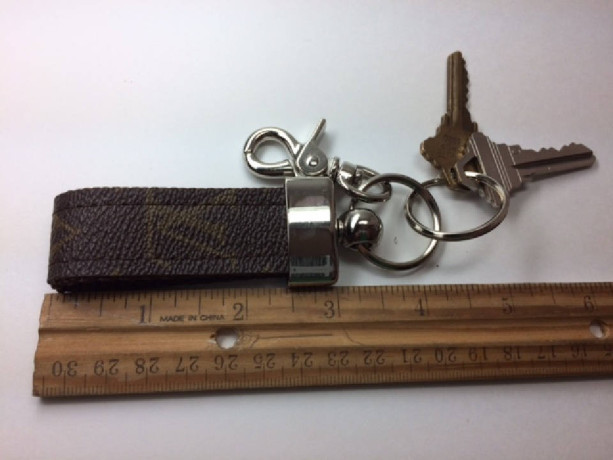 Louis Vuitton Upcycled Key Chain | aftcra
