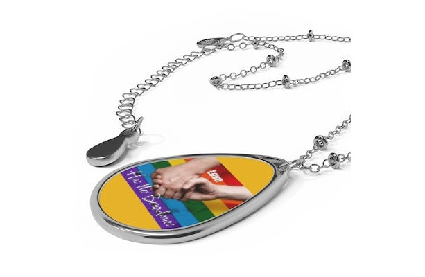 Love Has No Boundries, LGBTQ Necklace, LGBT Gift, Gay Pride Gifts, Multiple Designs, Free Shipping, Jewelry, Pendant Necklace
