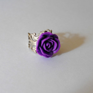 Purple Rose Ring