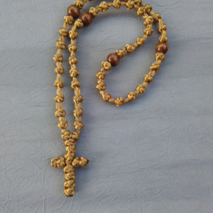 komboskini/orthodox prayer rope 50 knot- gold