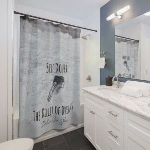 Unique shower curtain, Washable water resistant, Bathroom Decor, Boho shower curtain, Gothic Shower Curtain, Skull shower curtain, Modern