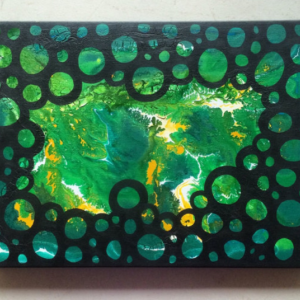 Abstract Acrylic Canvas Painting
