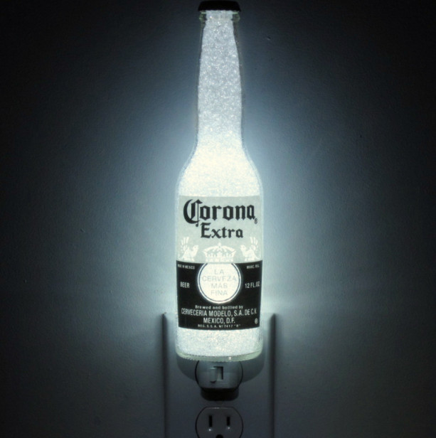 Corona Beer 12oz Night Light Bar Light Bottle Lamp Accent Lamp Eco 50,000 hr. LED