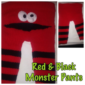 Red & Black Monster Pants