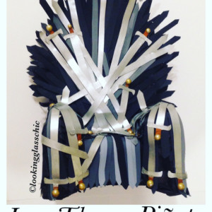 Game of Thrones inspired Iron Throne Piñata for party
