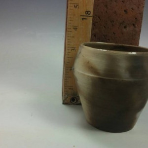 Pit Fired Succulent Planter, Ceramic Cactus Pot