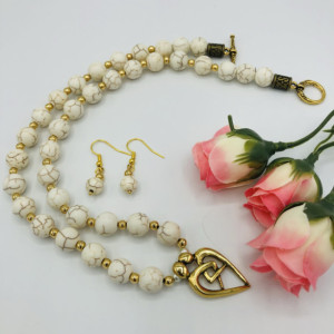 20” Necklace and Earrings Set
