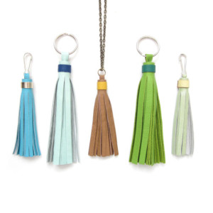4" Leather Tassel Key Chain | Tassel Purse Charm | Grad Gift | Key Tassel | Purse Tassel | Tassle Keychain, Key Chain | Bridesmaid Gift