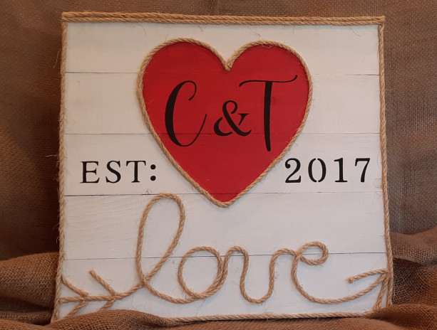 Personalized Couples Sign