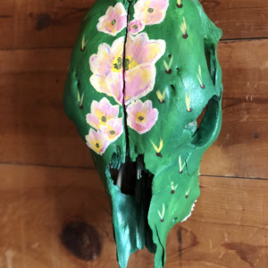 Prickly Pear Cactus Skull